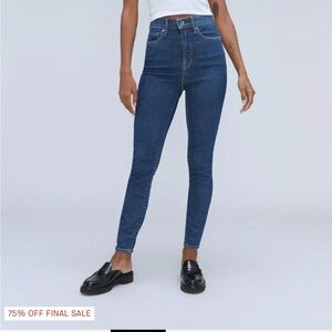 Everlane way high skinny jeans